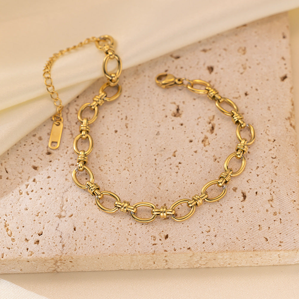 Elixir 18K Gold-Plated Bracelet – Liquid Radiance