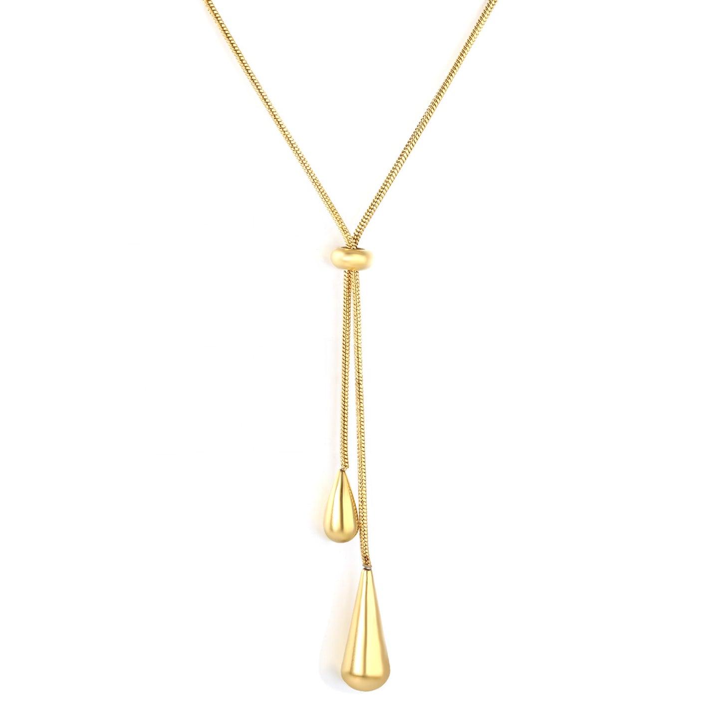 Golden Dewdrop 18K Gold Plated Necklace