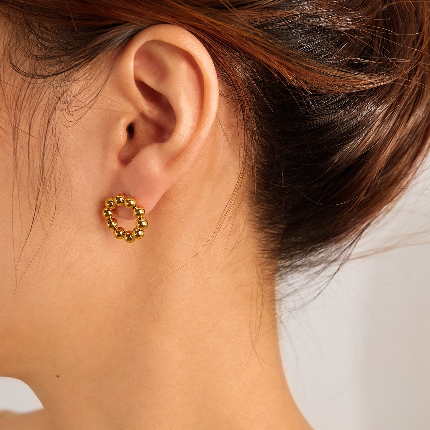 Whisper 18K Gold-Plated Earrings – Delicate Light