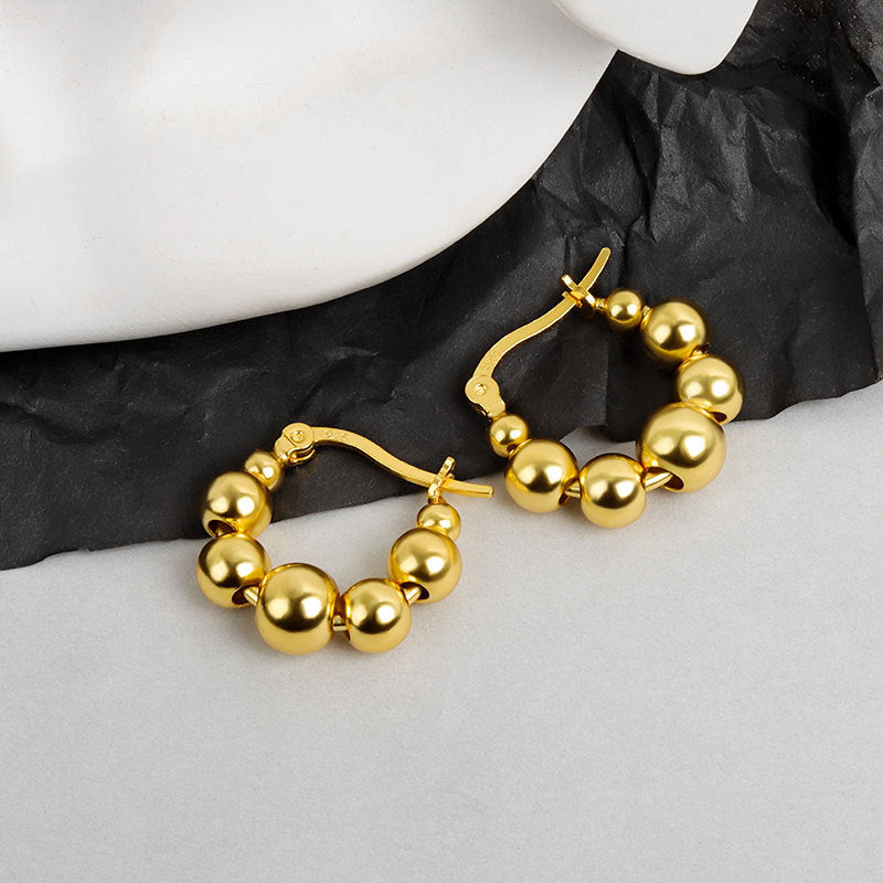 Orbit 18K Gold-Plated Hoop Earrings – Infinite Shine