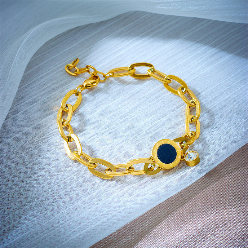 Aurora Radiance 18K Gold-Plated Luxury Set – Complimentary Bracelet