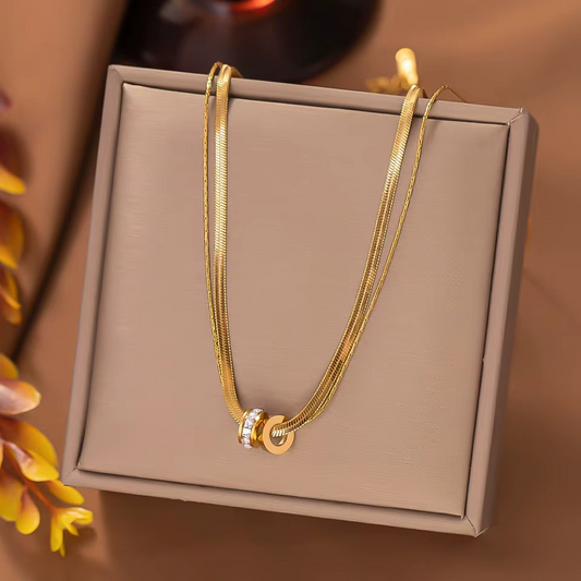 Eternal Glow 18K Gold Plated Necklace