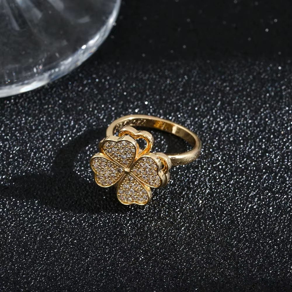 Lucky Charm 18K Gold Plated Ring