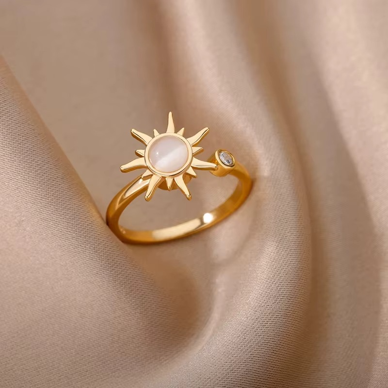 Eternal Sun 18K Gold Plated Ring