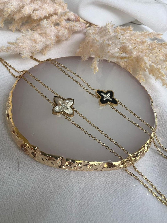 Celestial Charm 18K Gold-Plated Bracelet – Heavenly Shine