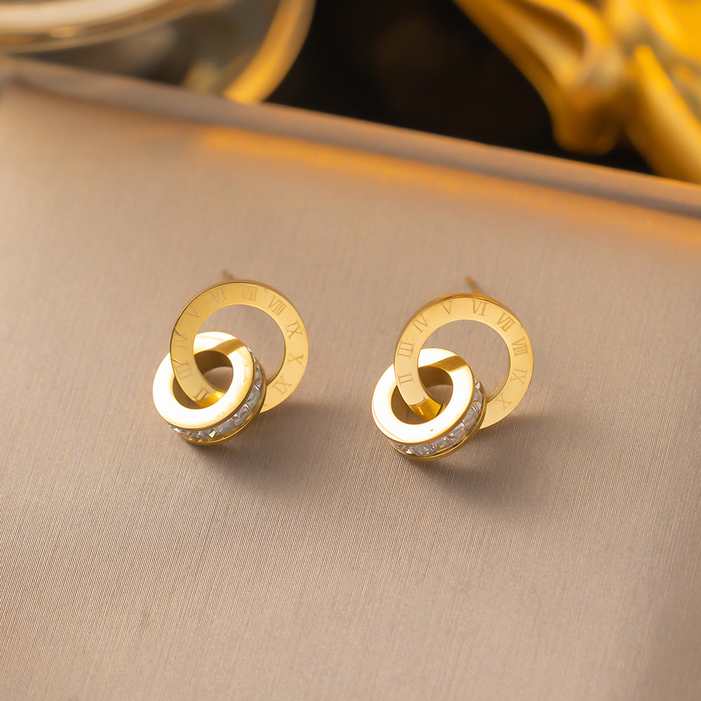 Halo Twist 18K Gold Plated Set