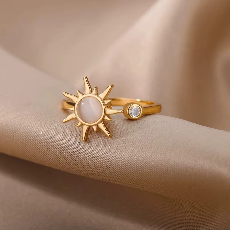 Eternal Sun 18K Gold Plated Ring