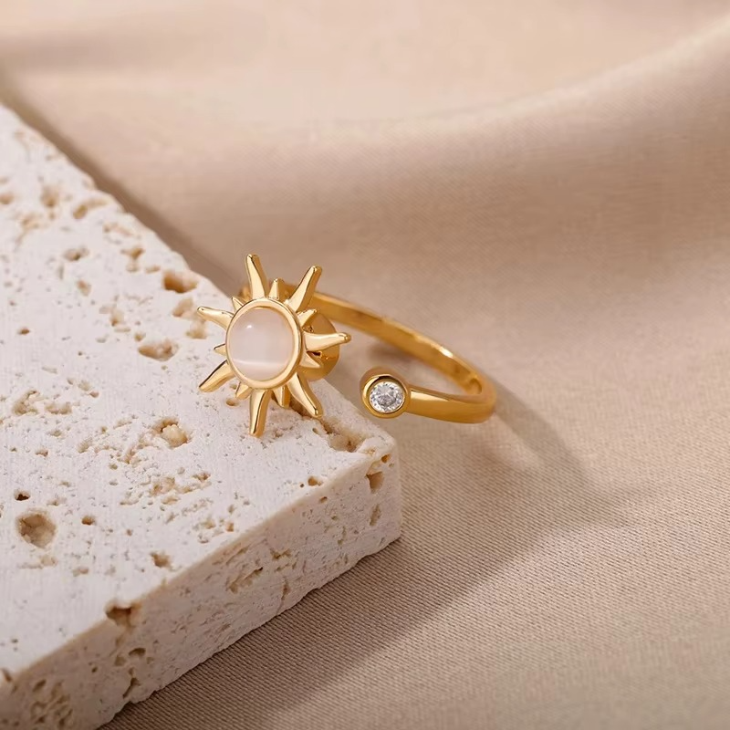 Eternal Sun 18K Gold Plated Ring