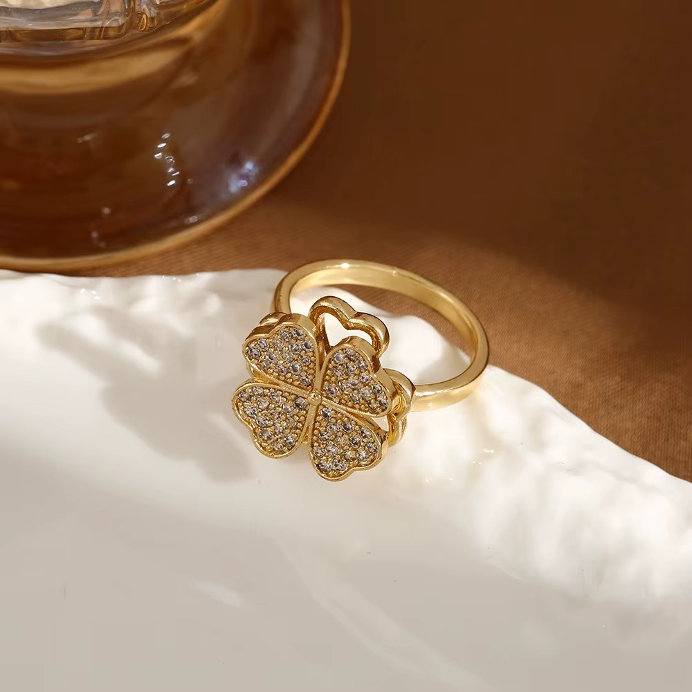 Lucky Charm 18K Gold Plated Ring