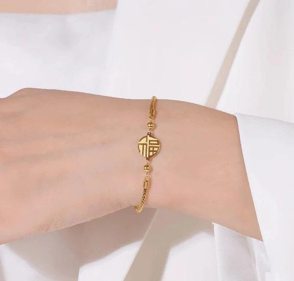 Auriya 18K Gold Plated Bracelet