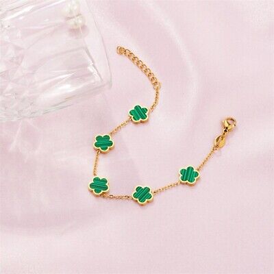 Blossom Charm 18K Gold-Plated Bracelet – Petal Elegance